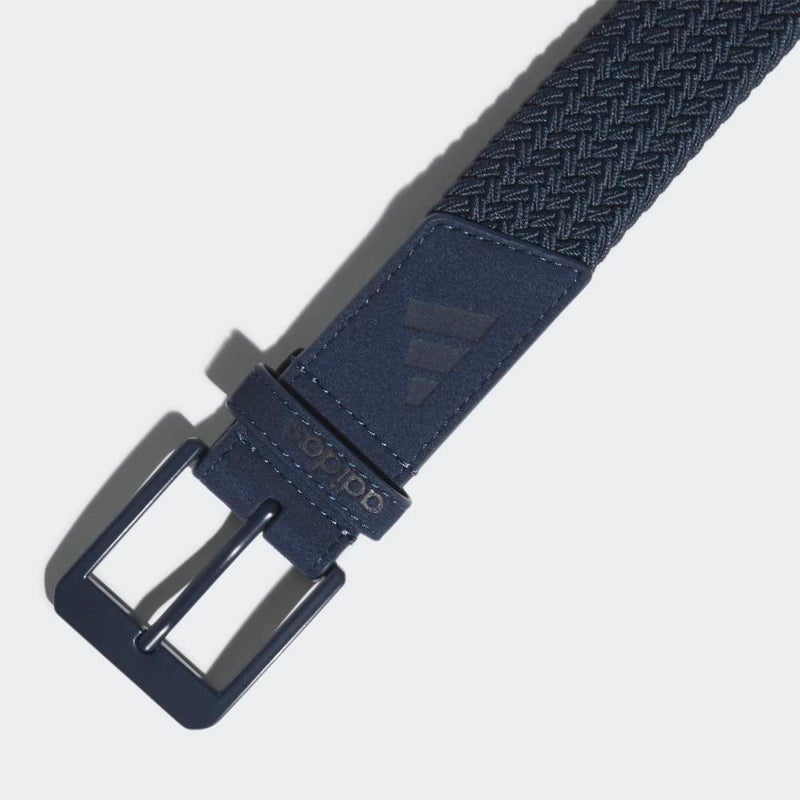 adidas unisex-adult Braided Stretch Belt, Collegiate Navy, Small-Medium - Image 3