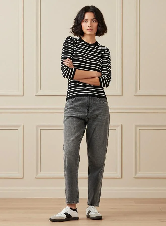 Splash FAV Denim High-Rise Mom Fit Jeans
