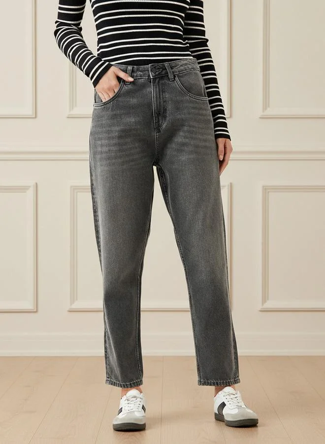Splash FAV Denim High-Rise Mom Fit Jeans