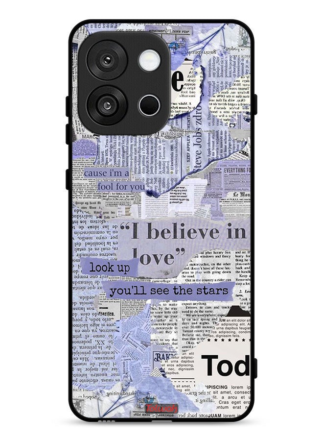Tolwak OnePlus 13T Protective Case Cover Newspaper Pieces - Image 1