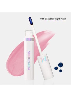 siimunana Wonder Blading Lip Stain Masque, Lip Stain Peel Off Masque, Long Lasting, Waterproof and Transfer Proof Pink Lip Tint, Matte Finish Peel Off Lip Stain 4ml, Beautiful (Light Pink)  - Image 1