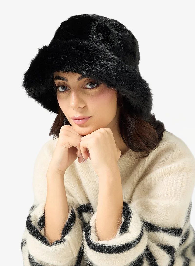 Ginger Faux Fur Winter Hat