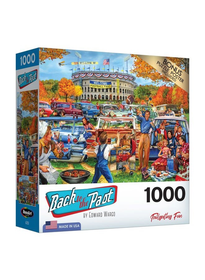 Rose Art Cra-Z-Art - - Back to The Past 1000PC - Tailgating Fun - Image 2
