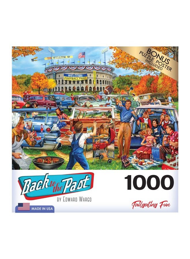 Rose Art Cra-Z-Art - - Back to The Past 1000PC - Tailgating Fun - Image 4