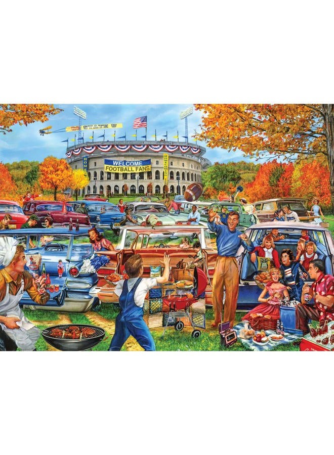 Rose Art Cra-Z-Art - - Back to The Past 1000PC - Tailgating Fun - Image 1