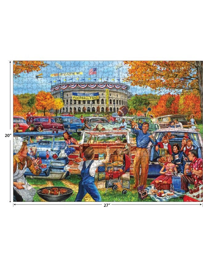 Rose Art Cra-Z-Art - - Back to The Past 1000PC - Tailgating Fun - Image 3
