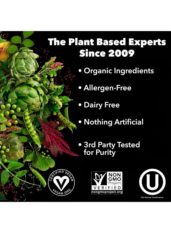PlantFusion PlantFusion Complete Vegan Protein Powder - Plant Based Protein Powder With BCAAs, Digestive Enzymes and Pea Protein - Keto, Gluten Free, Soy Free, Non-Dairy, No Sugar, Non-GMO - Red Velvet 1 lb - Image 5