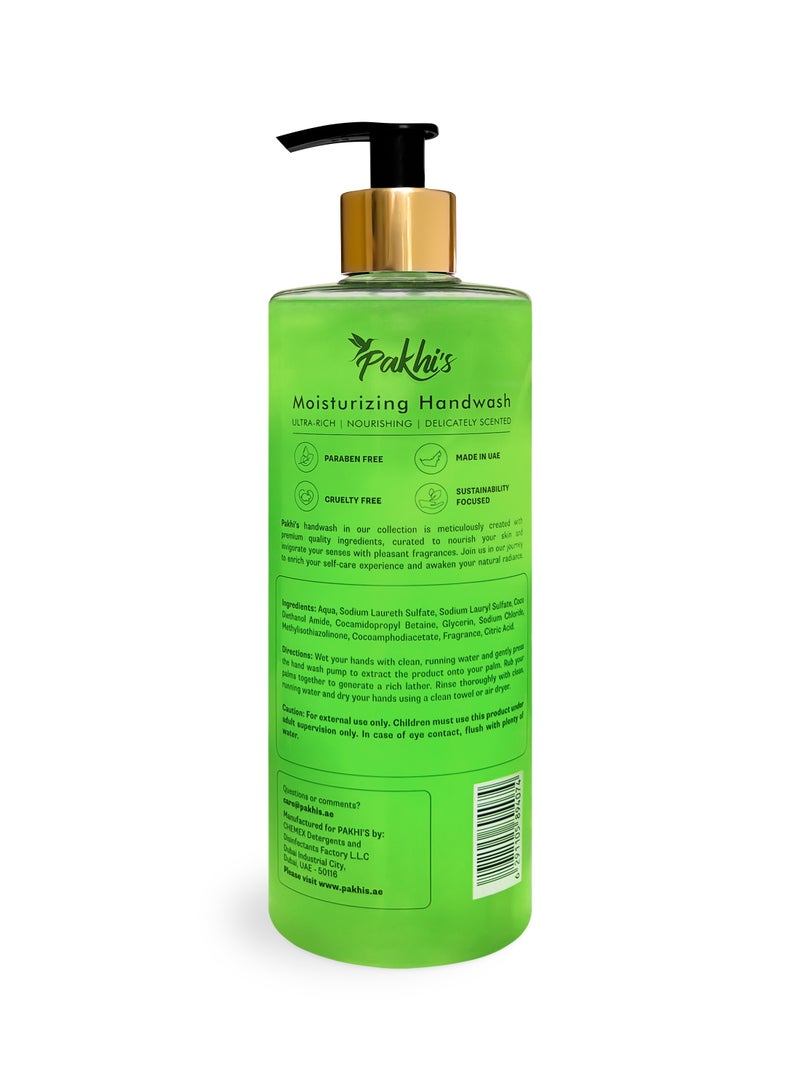 Pakhi's Pakhi’s Liquid Hand Soap – Twin Pack (2 x 500ml) - Moisturizing Foaming Hand Wash for bathroom and kitchen with Pump - Luxurious Nourishment for Your Skin (Lively Lavender + Citrus Charm) - Image 5