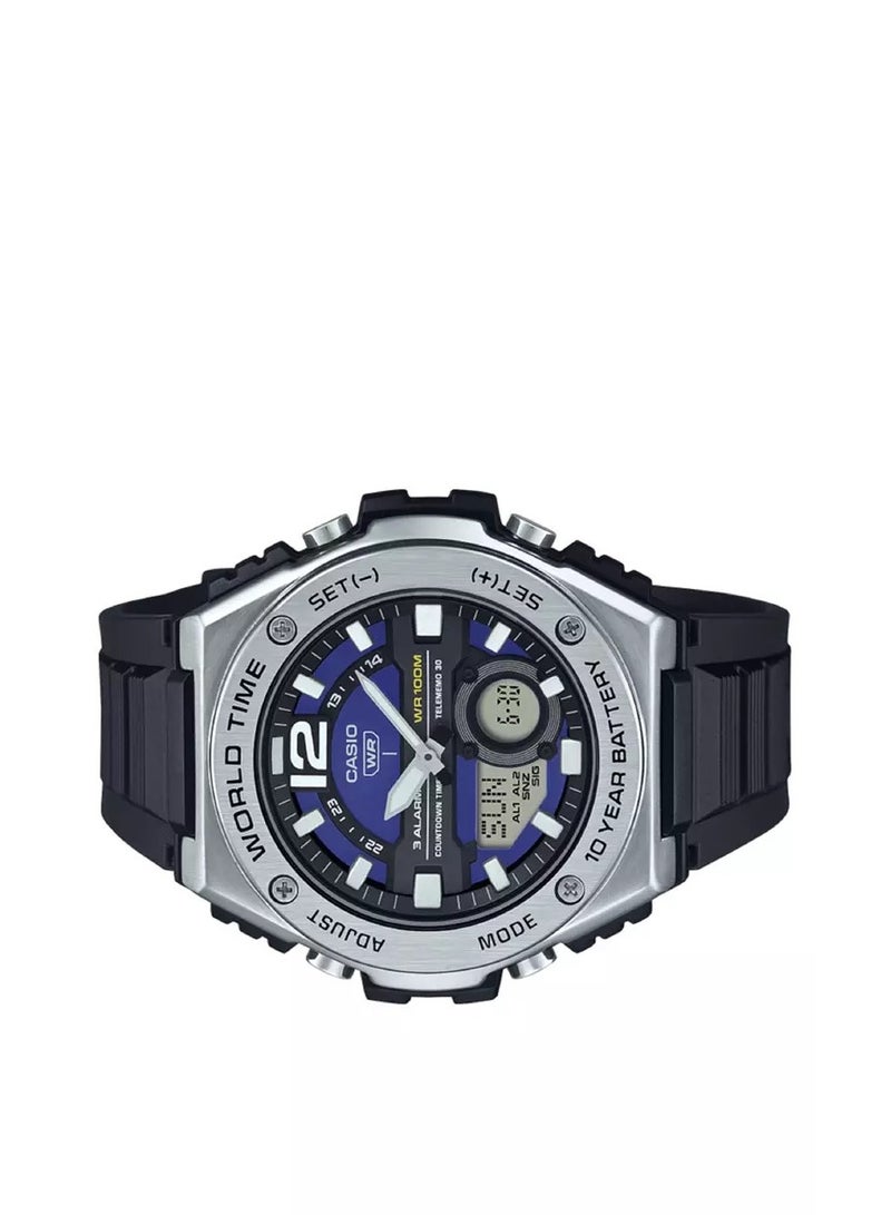 كاسيو ساعة كاسيو الشبابية التناظرية الرقمية  MWQ-100-2AVDF - Image 2