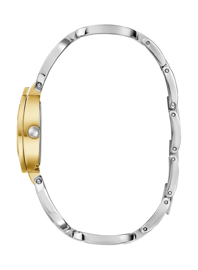 GUESS Women’s Watch – Model GW0683L6 | Two-Tone Gold & Silver G-Logo Design - Image 5