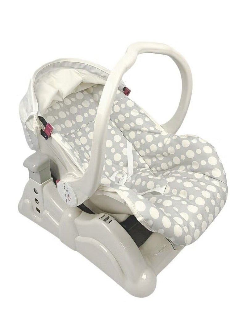 إفريثينج فور كيدز كرسي هزاز للأطفال قابل للتعديل 3 ارتفاعات مختلفة قاعدة قابلة للفصل مع شبكة ومريحة - Image 2