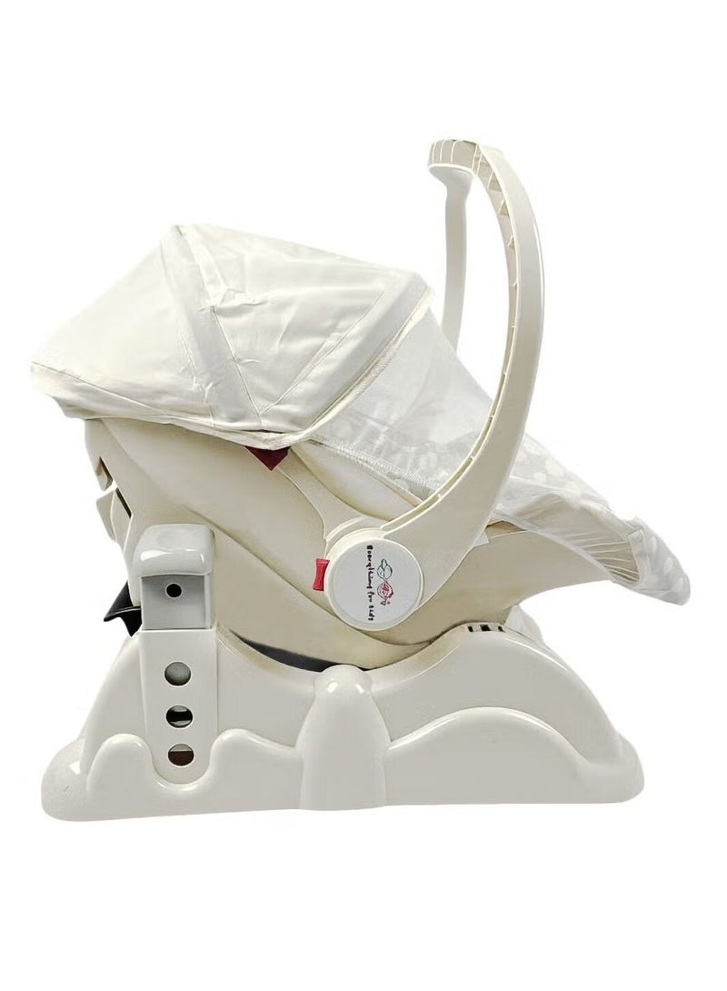 إفريثينج فور كيدز كرسي هزاز للأطفال قابل للتعديل 3 ارتفاعات مختلفة قاعدة قابلة للفصل مع شبكة ومريحة - Image 3