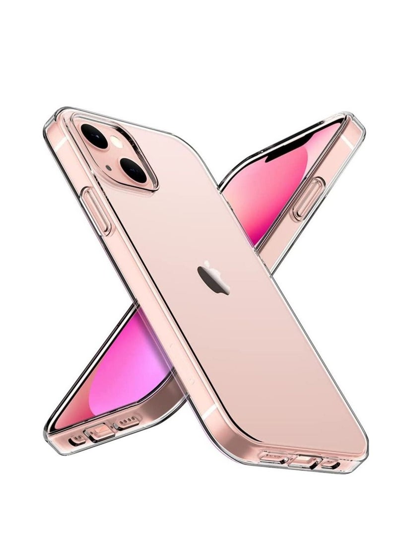 iPhone 14 Protective Case Clear TPU Soft Scratch-Resistant Anti-Drop Slim Thin Crystal Case Cover Compatible with iPhone 14 6.1Inch - Image 1