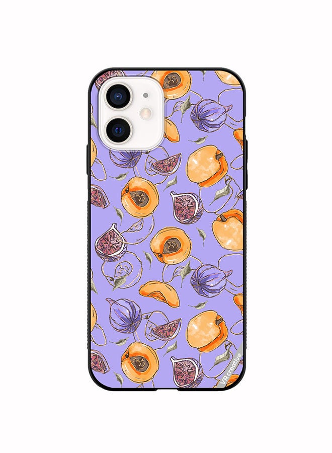 VR CREATIVE Protective Case Cover For Apple iPhone 12 mini Louryxappricot Design Multicolour - Image 1