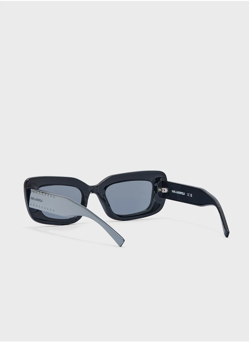 Karl Lagerfeld Modified Rectangle Sunglasses