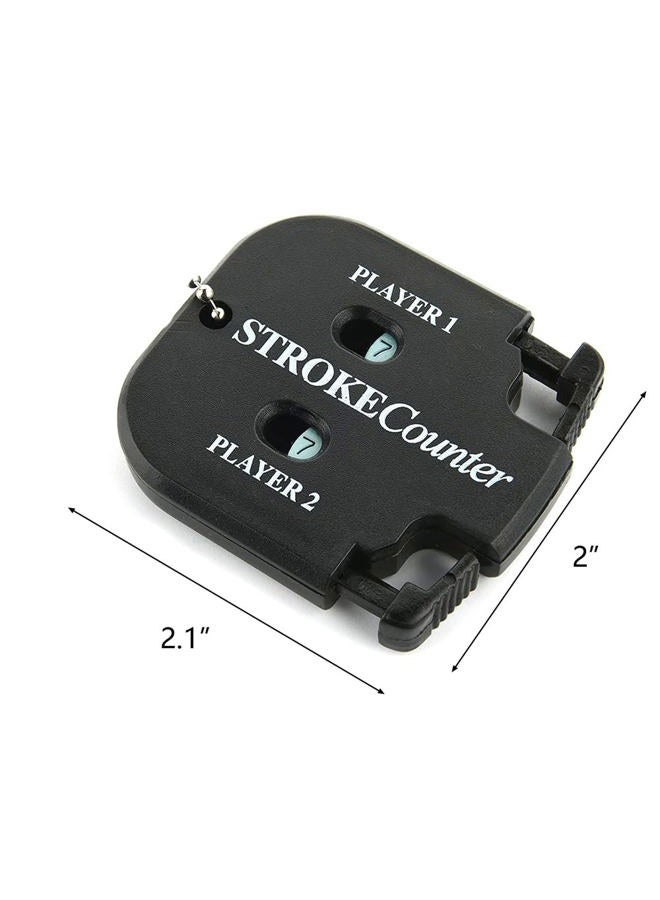 YTYKINOY Pack of 2 Mini Golf Score Counter Golf Stroke Shot Counter Scorekeeper with Key Chain - Image 2