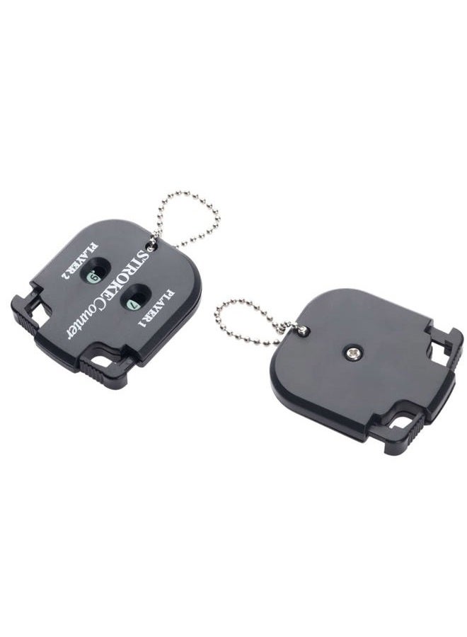 YTYKINOY Pack of 2 Mini Golf Score Counter Golf Stroke Shot Counter Scorekeeper with Key Chain - Image 3
