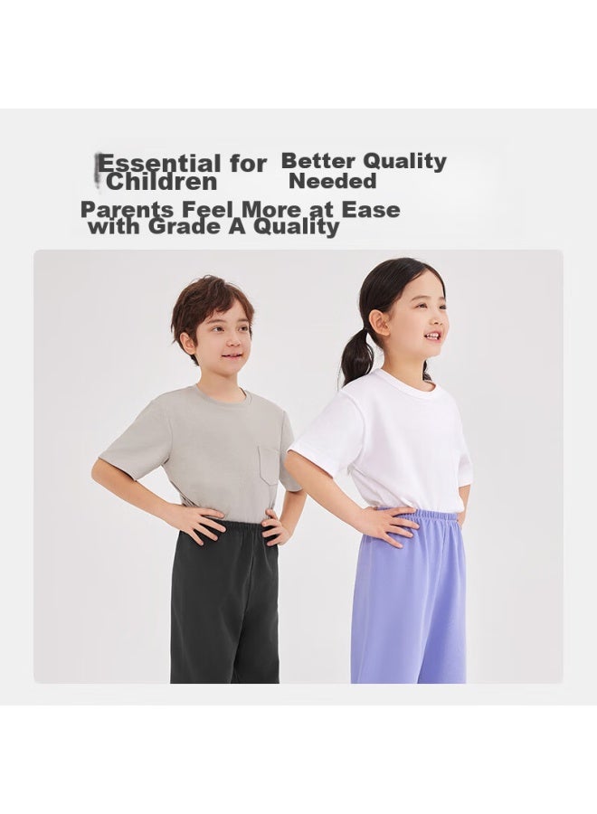 JD.com Jd Jingzao [effective Mosquito Repellent] Children's Mosquito-repellent Pants, Breathable Quick-dry Trousers For Boys And Girls, Purple, 150/62  - Image 3