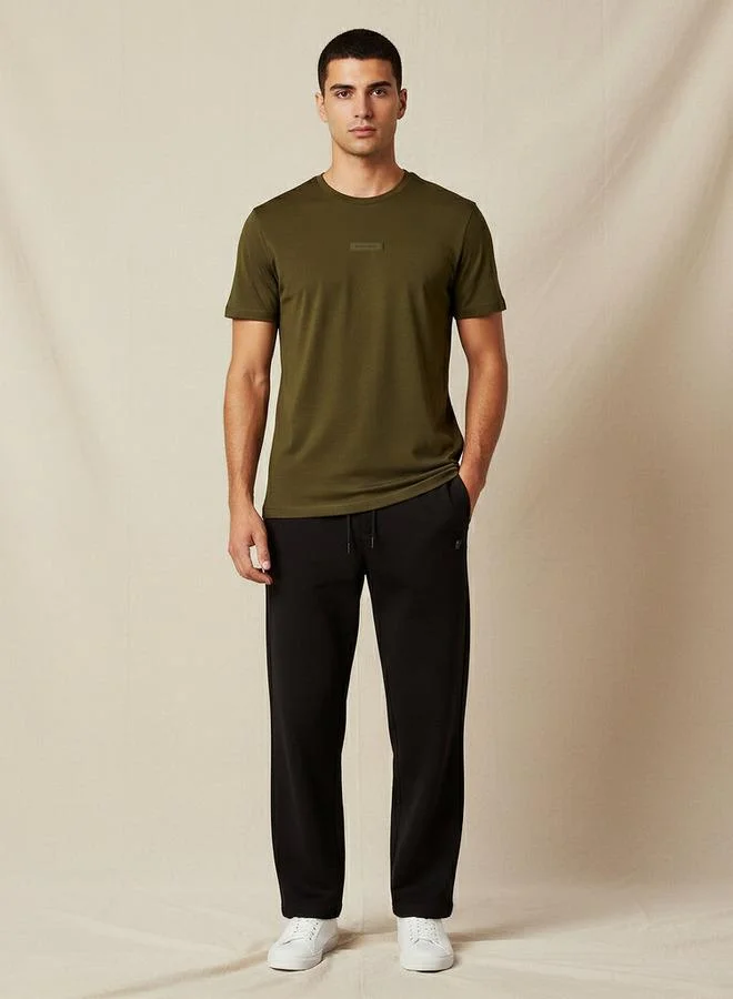 Kappa Kappa Men Regular Fit Crew Neck Short Sleeve Logo Applique T-shirt