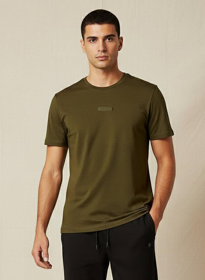 Kappa Men Regular Fit Crew Neck Short Sleeve Logo Applique T-shirt - Image 1