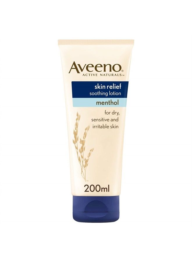 Aveeno Soothing Moisturising Cream At Menthol 200ml - Image 1