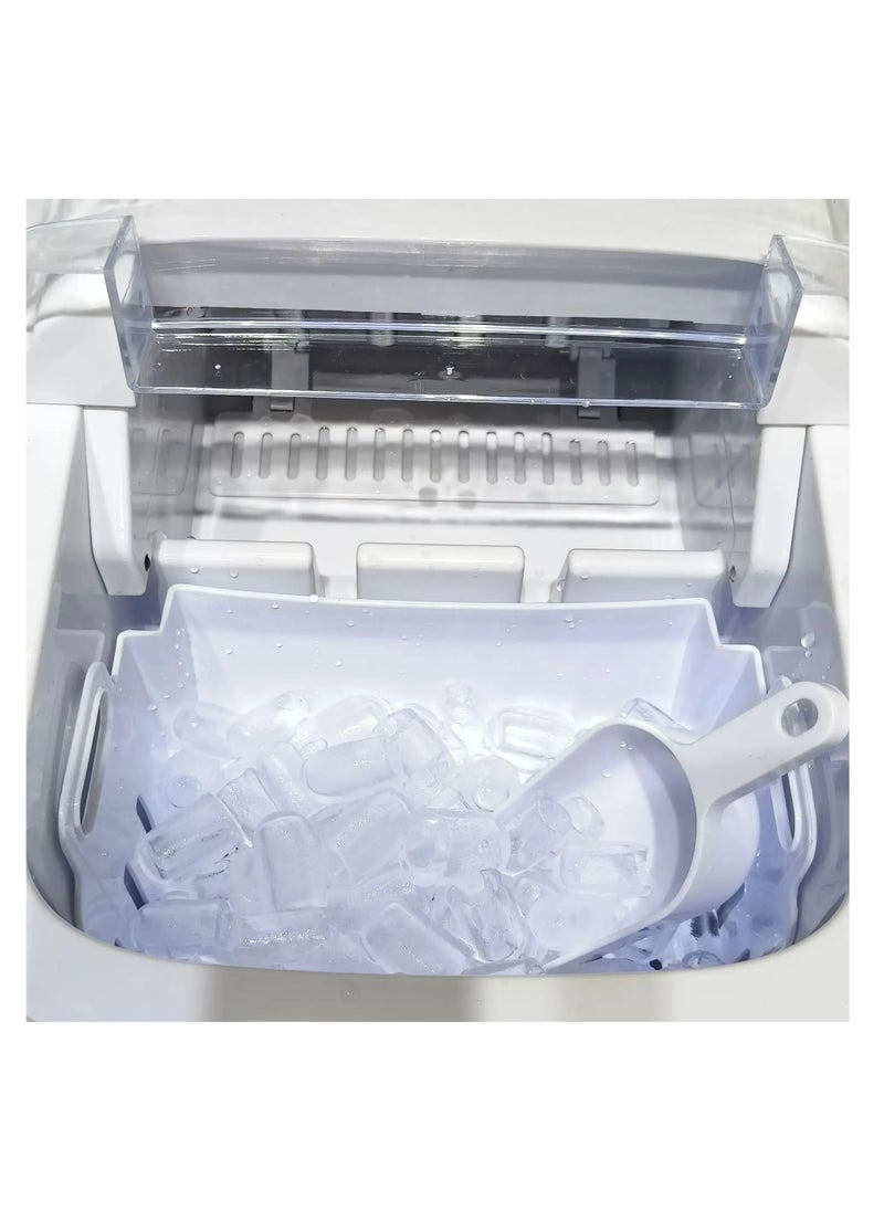 SLIVERS CRIEST Sliver Criest Portable Ice Making Machine Self-Cleaning Ice Maker with Basket & Scoop Countertop Ice Machine, 1.5L Ice Maker  - Image 3