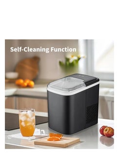 SLIVERS CRIEST Sliver Criest Portable Ice Making Machine Self-Cleaning Ice Maker with Basket & Scoop Countertop Ice Machine, 1.5L Ice Maker  - Image 5