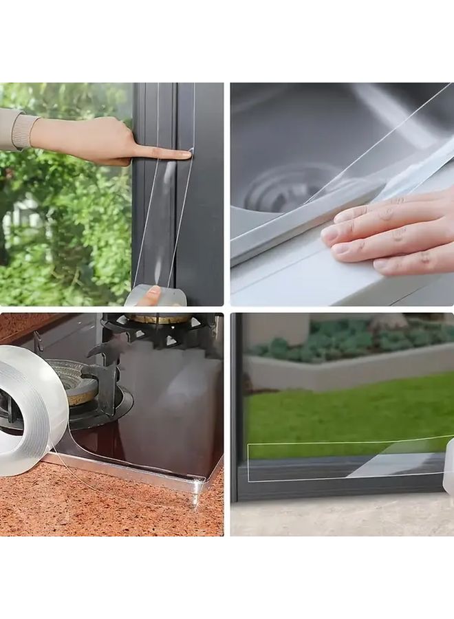 Heavy Duty PVC Window Insulating Tape 1 18x196 85 Inch Self Adhesive Windproof Waterproof Thermal Barrier - Image 4