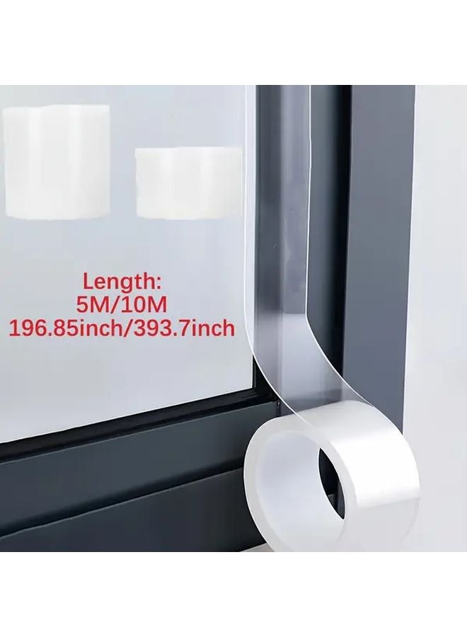 Heavy Duty PVC Window Insulating Tape 1 18x196 85 Inch Self Adhesive Windproof Waterproof Thermal Barrier - Image 2