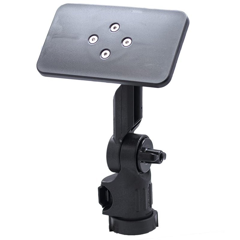 YakAttack Universal Mounting Plate | 6" x 3.5" DIY Platform for Fish Finder, Trolling Motor Throttle & More | LockNLoad Track Compatible | Marine-Grade | Kayak Fishing Accessory - Made in USA - Image 5