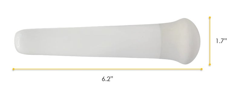 EISCO Replacement Pestle, 6.2" Length - Mortar & Pestle Sets - Heavy Duty - Unglazed Grinding End - Excellent for Kitchen or Laboratory - Grinds Herbs & Spices - Pill Crusher - Image 2