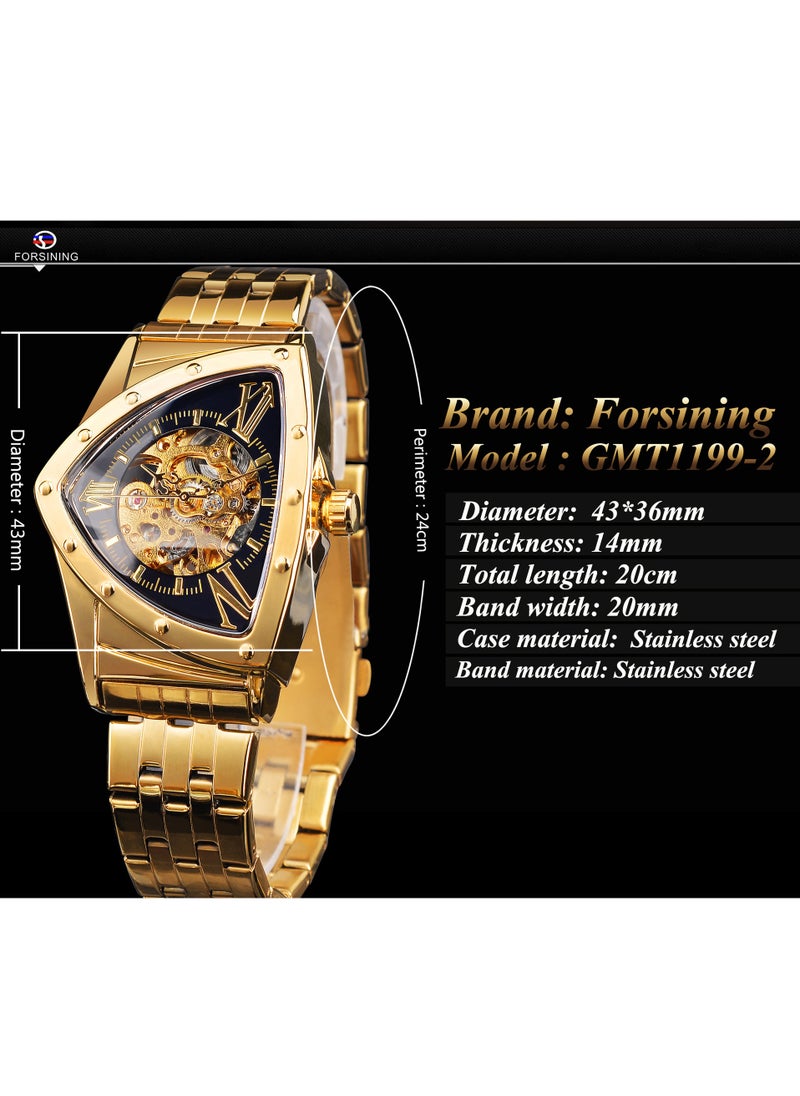 FORSINING FORSINING Men's Waterproof Mechanical Watch SLZe252  - Image 4