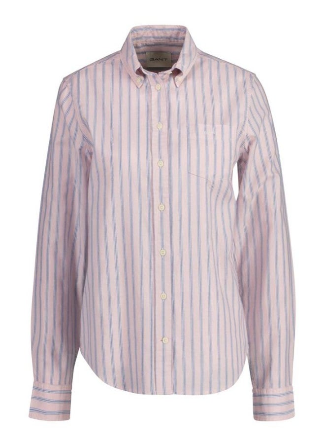 GANT - Gant Regular Fit Stripe Archive Oxford Shirt - Image 1