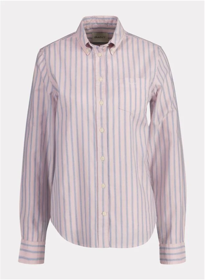 غانت Gant Regular Fit Stripe Archive Oxford Shirt