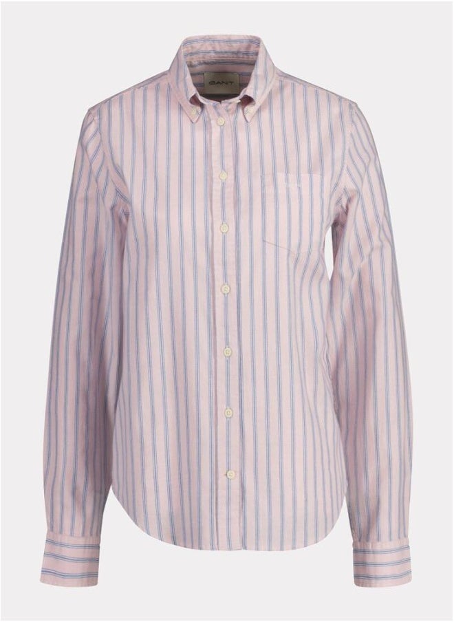 GANT - Gant Regular Fit Stripe Archive Oxford Shirt - Image 1