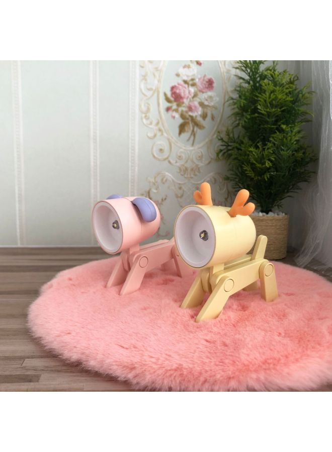 6 Points 12 Points Puppy Table Lamp Deer Table Lamp Baby House Mini Lamp Blythe Photo Props Furniture Accessories-Specifications:White Deer Table Lamp  - Image 4
