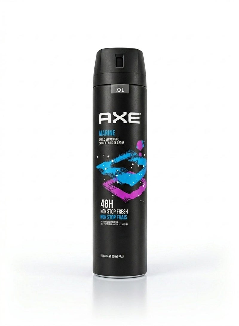 Axe Marine scented body deodorant - 48-hour freshness - Extra large size 250ml - Image 1