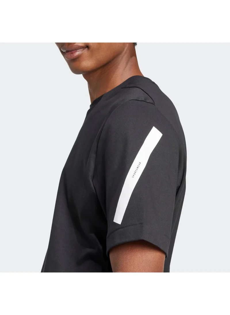 Adidas M Z.N.E. Tee Black Training T-Shirts For Men Xs