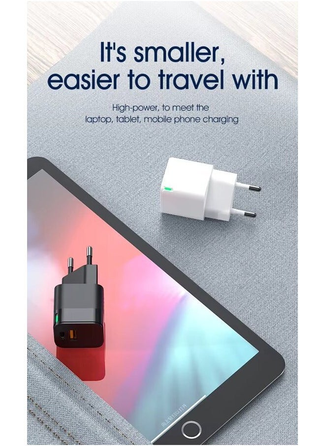 جيليكو شاحن حائطي, شاحن حائطي بمنفذ PD QC 3.0 USB C ، شحن سريع للهواتف المحمولة ، محول طاقة من النوع C  - Image 4