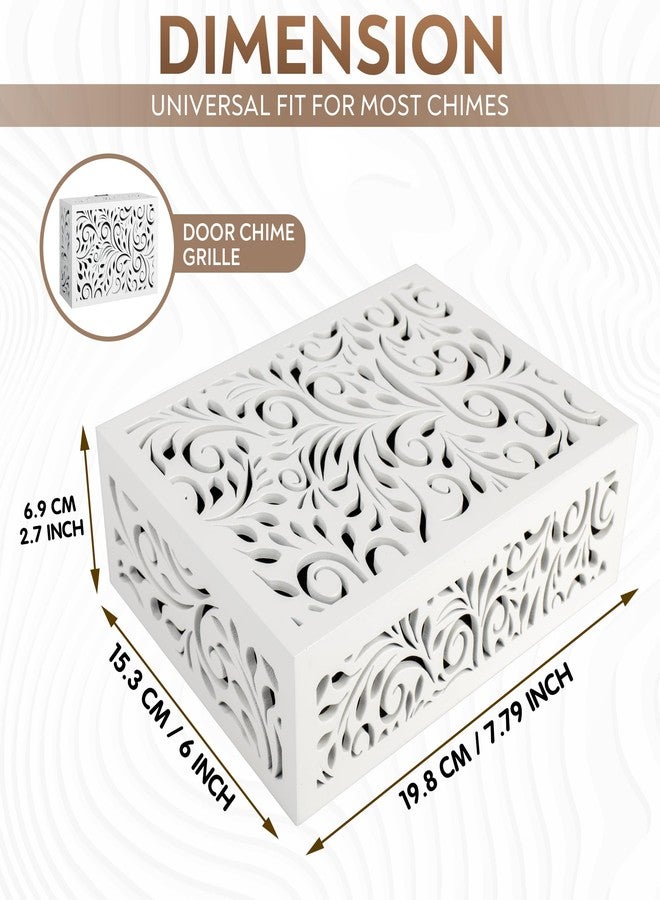PELSSEL Decorative Doorbell Cover Box, Weather Protection Housing (Floral Scrollwork) - Image 2