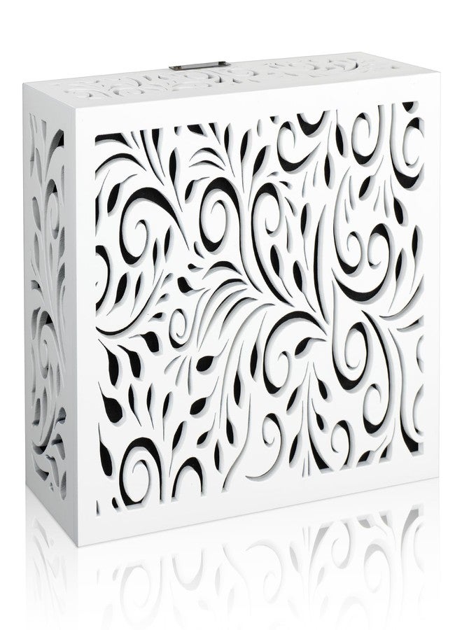 PELSSEL Decorative Doorbell Cover Box, Weather Protection Housing (Floral Scrollwork) - Image 1