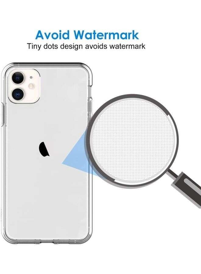 Shock-Absorption Bumper Cover For Apple iPhone 11 (2019) 6.1-Inch Clear - Image 2