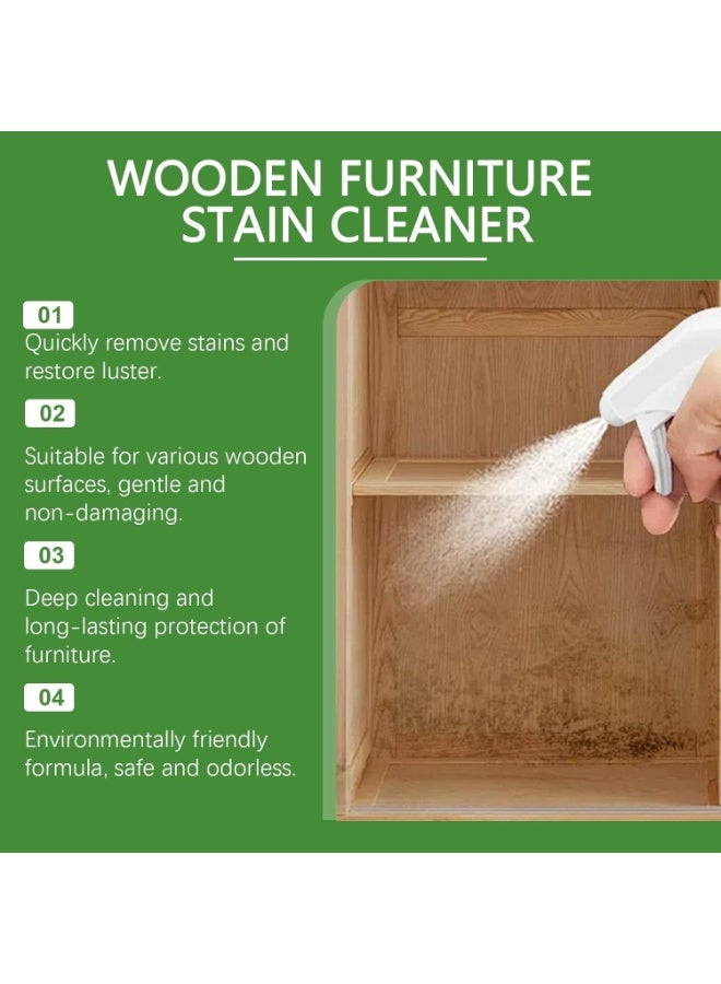500ML Mildew Remover, Deep Cleaning Restoring Wood's Natural Beauty Wood Furniture Stain Remover Easily Stubborn Stains Preserving The Natural Shine of Your Furniture, - Image 2