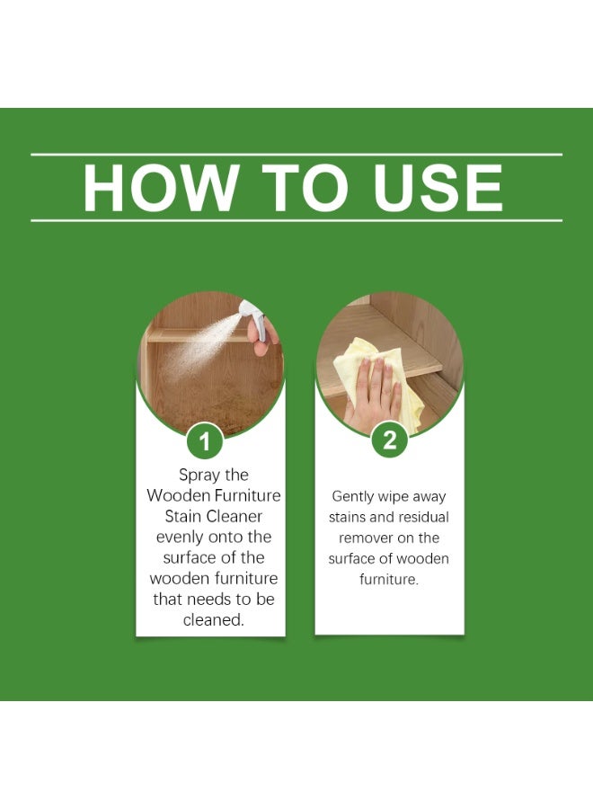 500ML Mildew Remover, Deep Cleaning Restoring Wood's Natural Beauty Wood Furniture Stain Remover Easily Stubborn Stains Preserving The Natural Shine of Your Furniture, - Image 5