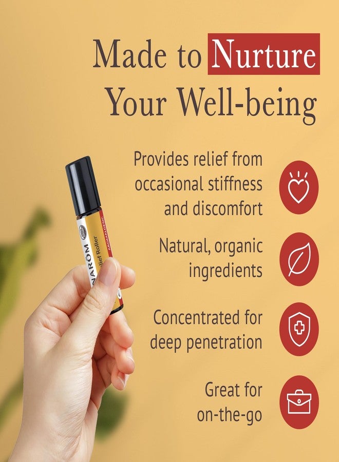 Pranarom - Just Plain Relief Roller 8ml - for Active Individuals - Aromatherapy with Essential Oils - Organic Essential Oil Blend - Easy Roll-on Application - Image 4