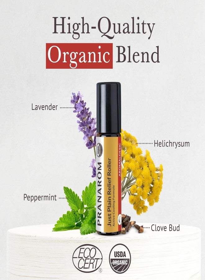 Pranarom - Just Plain Relief Roller 8ml - for Active Individuals - Aromatherapy with Essential Oils - Organic Essential Oil Blend - Easy Roll-on Application - Image 3
