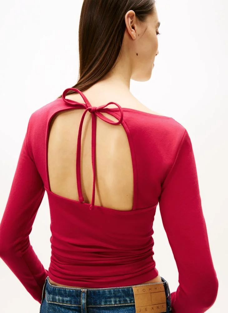 TOMMY JEANS Logo Crew Neck T-Shirt