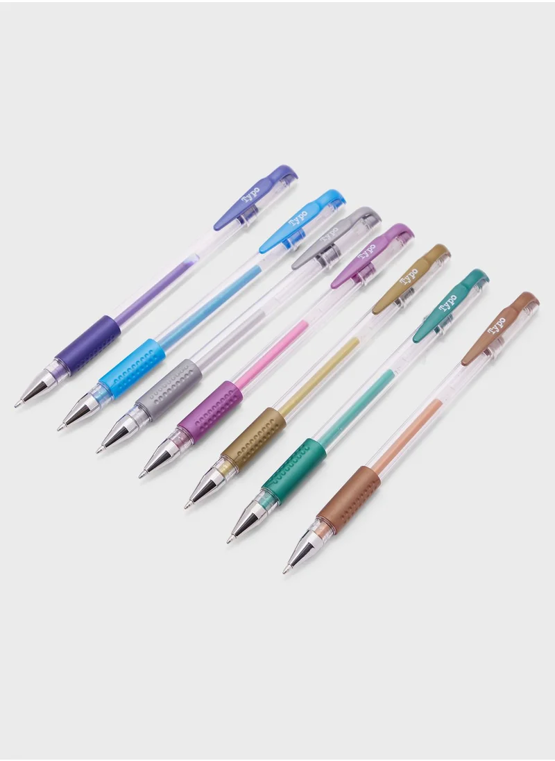 Typo Gel Pens 7 Pack