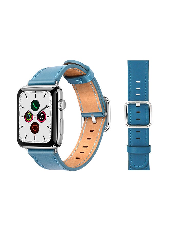 إسكدنيا سوار أنيق لساعة أبل ووتش سيريس 5/4/3/2/1 أزرق