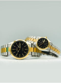 Couples SET Two Tone Stainless Steel Quartz Watch – 10052